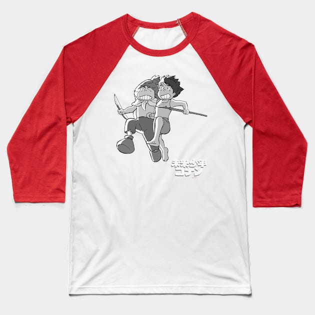 Future boy Conan Baseball T-Shirt by Aoianime